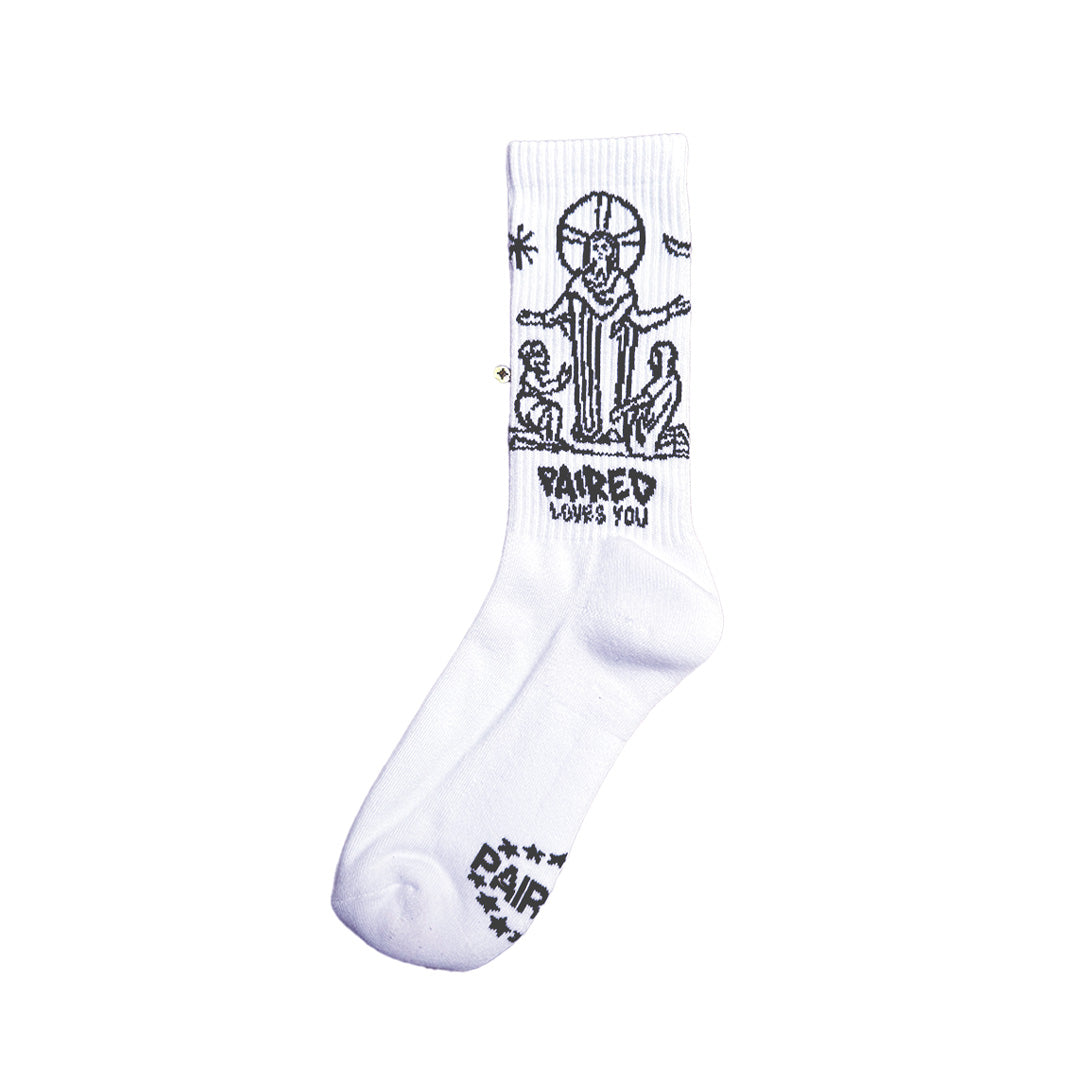 PAIRED LOVES YOU SOCK